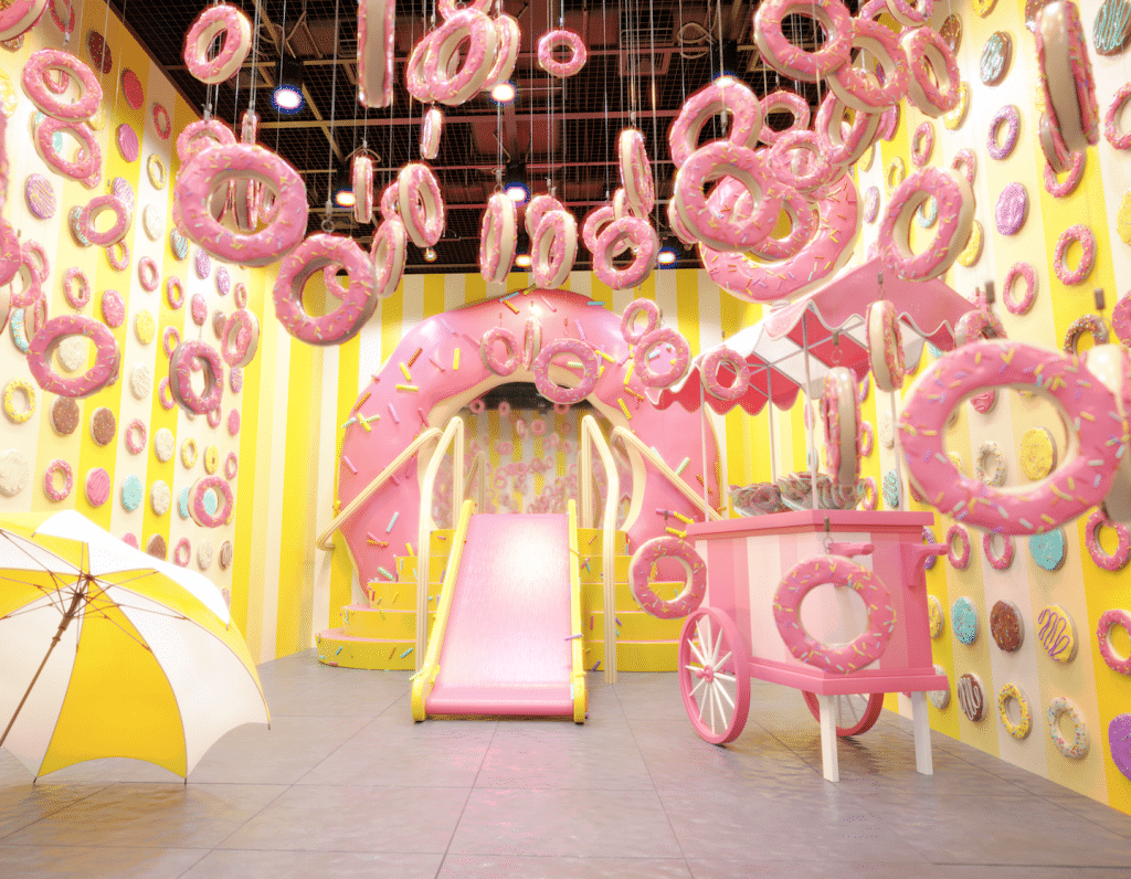 singapore indoor play donuts at dessert museum plaza singapura