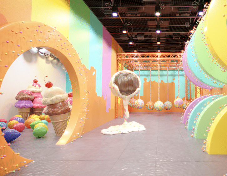 dessert museum pop-up indoor playground at plaza singapura