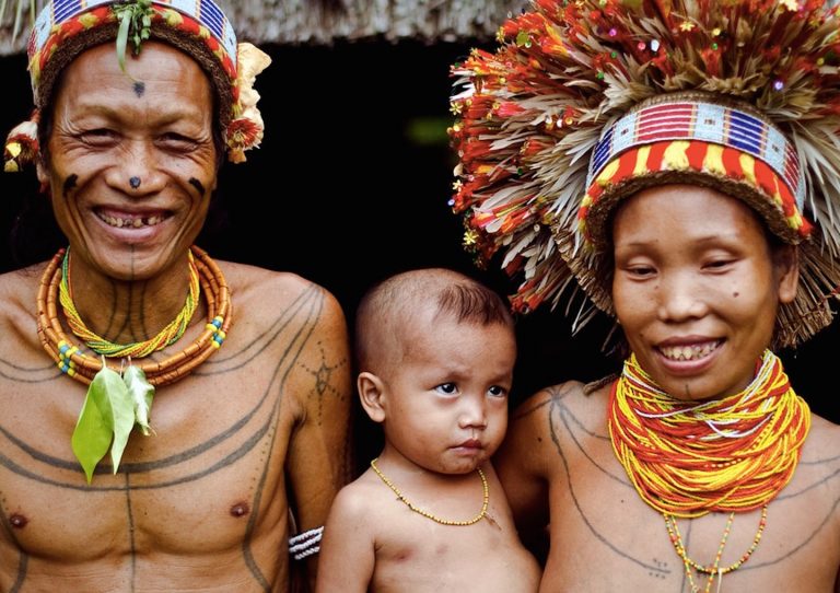 women on a mission mentawai shaman wife child