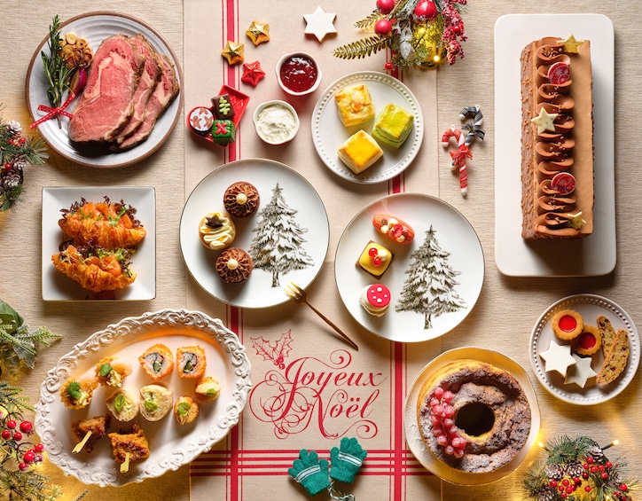 christmas dinner singapore 2019 pan pacific atrium festive afternoon tea buffet