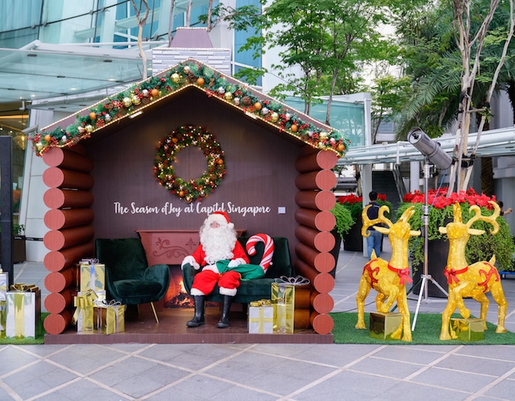 meet santa in singapore at the capitol kempinski christmas fair