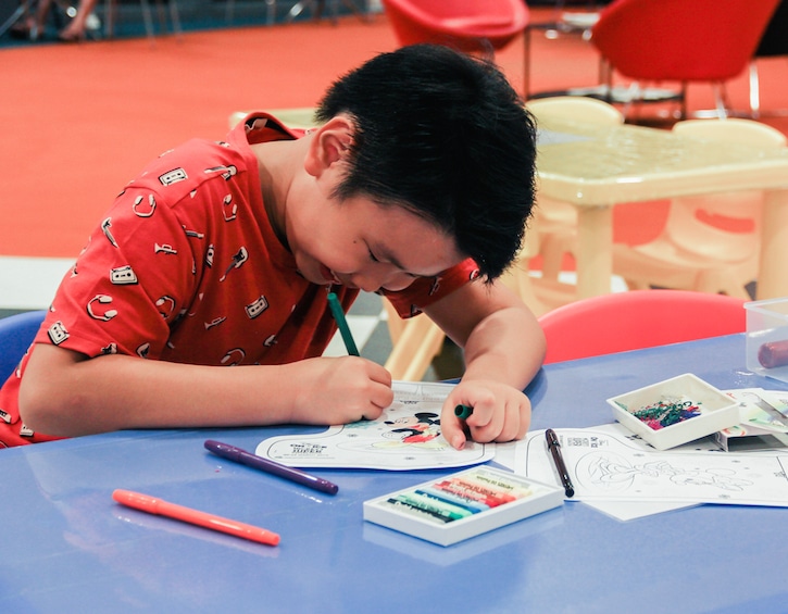 singapore sports hub season of giving slice of love colouring contest
