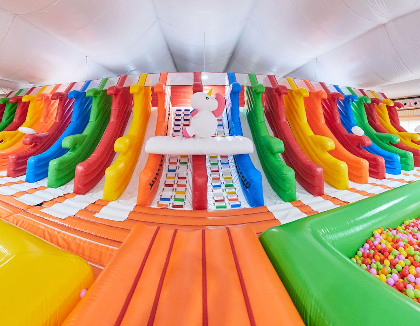 Bouncy Paradise inflatable indoor playground in Singapore