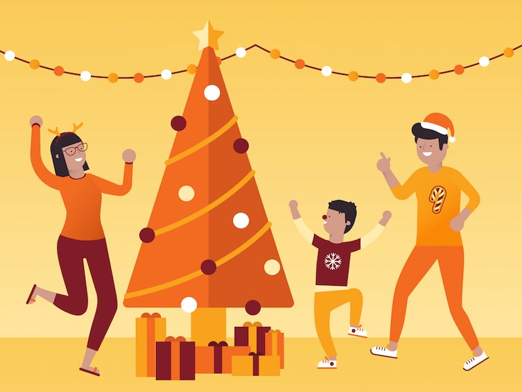 family five app christmas game idea family dance party