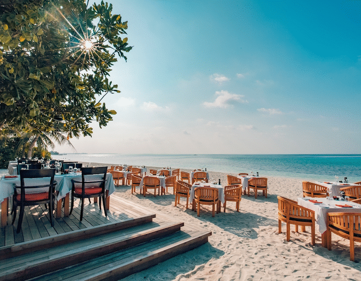 dining at maldives family resort lux south ari atoll 