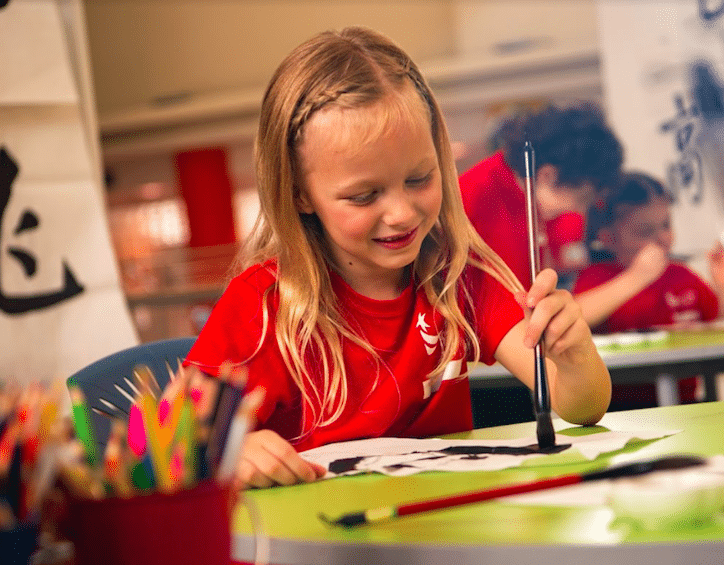 singapore american school chinese immersion program chinese calligraphy