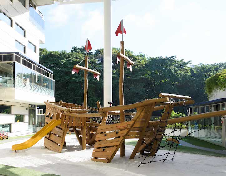 pirate ship playground at brighton college singapore