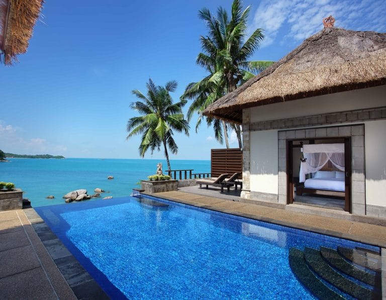 best bintan resorts banyan tree bintan oceanview infinity pool villa