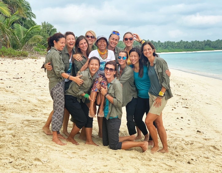 women on a mission charity trek siberut island mentawai sumatra