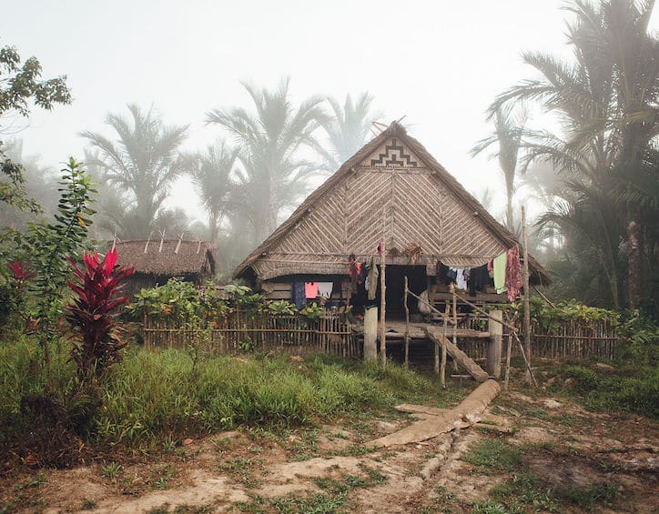 house on siberut island mentawai sumatra