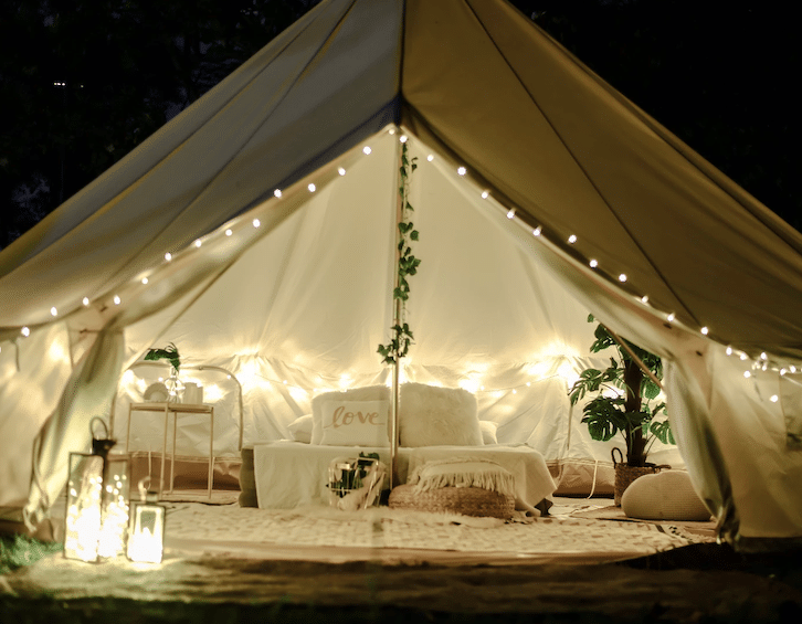 glamping singapore stylish tent with glamping city