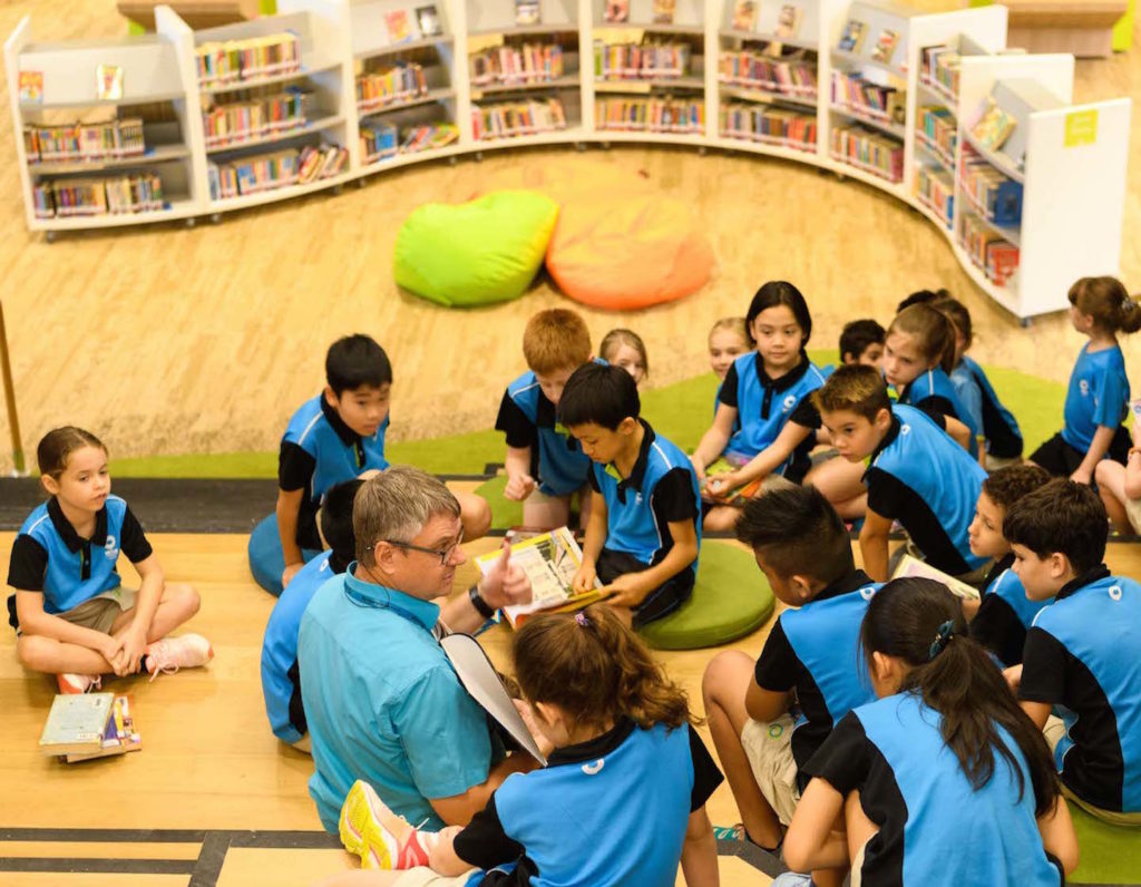 nexus new campus international school library