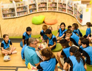 nexus new campus international school library