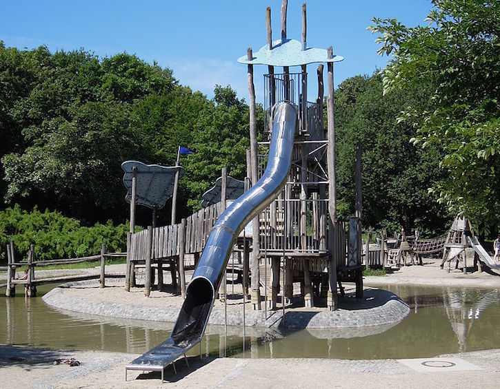 Wasserspielplatz Westpark munich water park