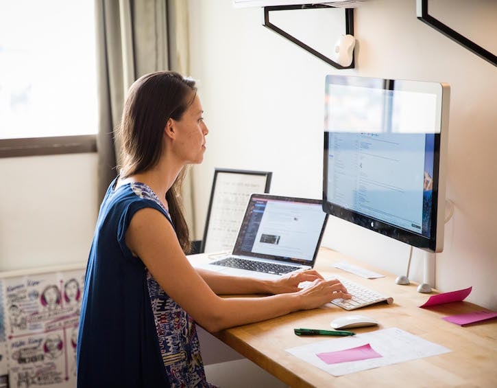 work from home posture home office