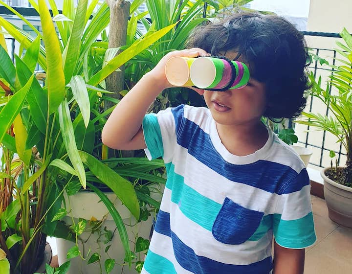 easy arts and crafts projects for kids toilet paper tube binoculars