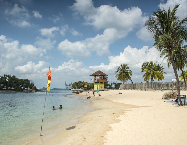 best beaches in Singapore Sentosa and st john's