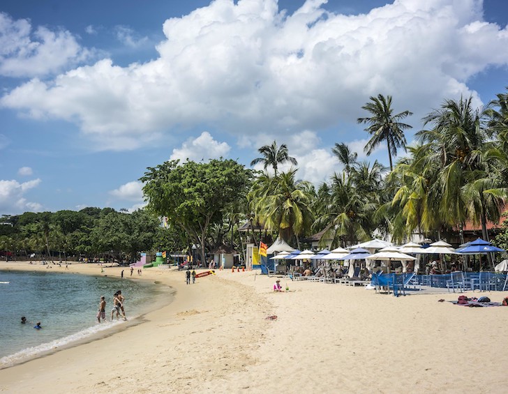 Kids activities in Singapore for small kids and teens - visit the beach