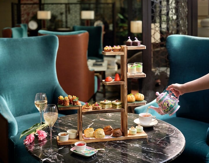 high tea singapore peranakan afternoon tea at intercontinental hotel singapore