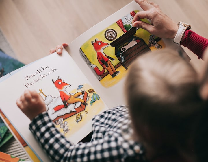 storytime toddler reading grandparents