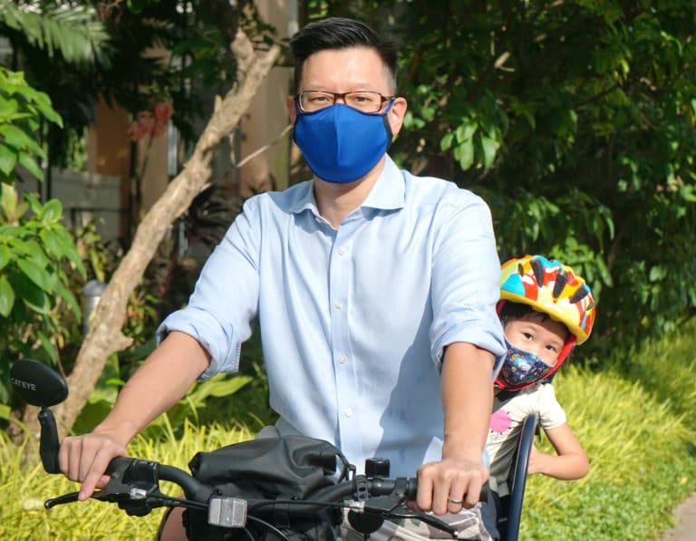 face mask singapore the mask life dad riding bike