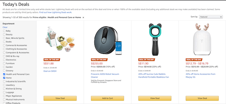 amazon shopping hacks today's deals
