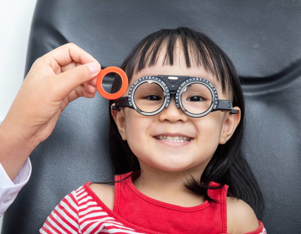 glasses children eye exam orthokeratology