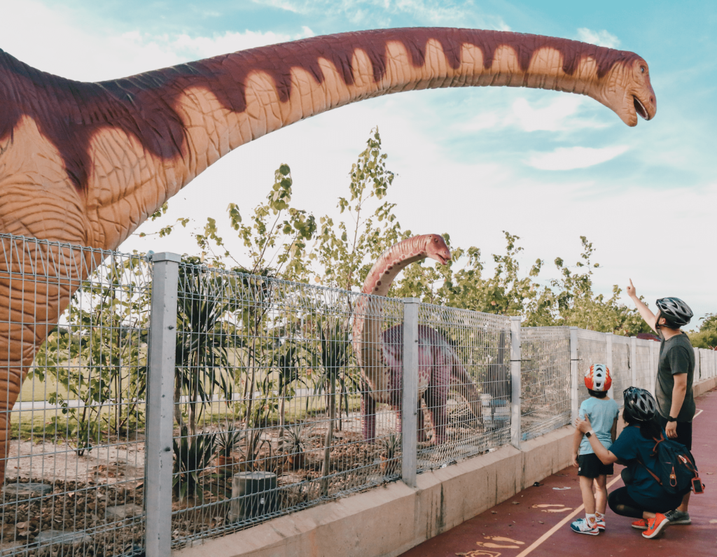 Kids activities in Singapore for small kids and teens - visit Jurassic mile