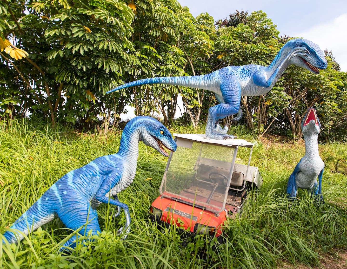 dinosaur park singapore - Jurassic Mile changi dinosaurs singapore