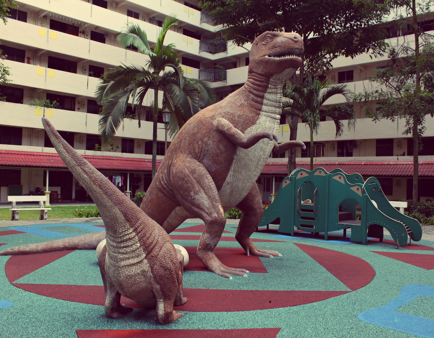 Dinosaurs in singapore Dinosaur Playground at Toa Payoh East