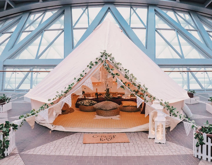 jewel changi airport glamping staycation picnic