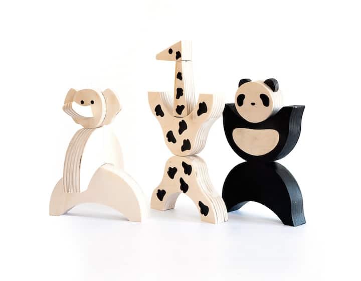 christmas gift idea keka toys kolekto zoo bundle animals wood