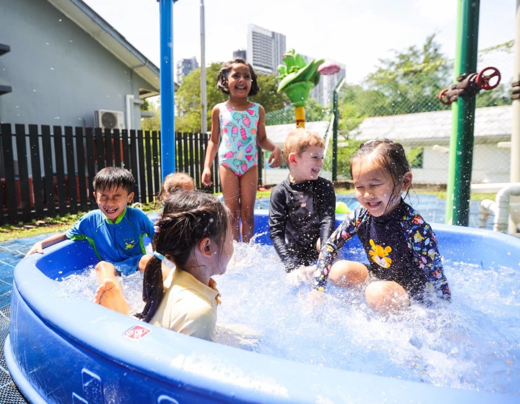 little paddington preschool bartley water play area