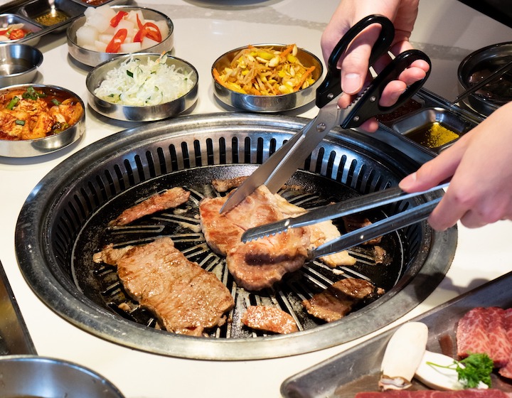 Best Korean BBQ Singapore at OMMA Korean Charcoal BBQ Bukit Timah Grilled Meat Side Dishes