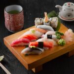 best sushi singapore hero pexels wooden plate of sushi