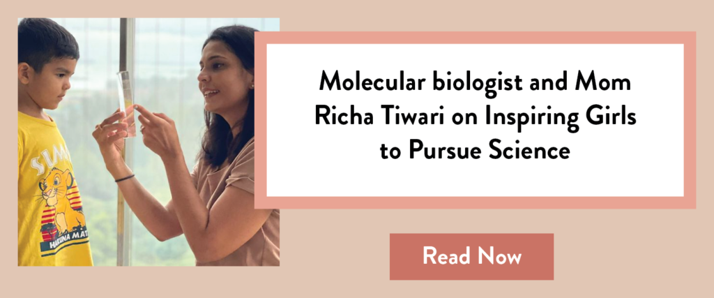 Molecular biologist and Mom Richa Tiwari 
