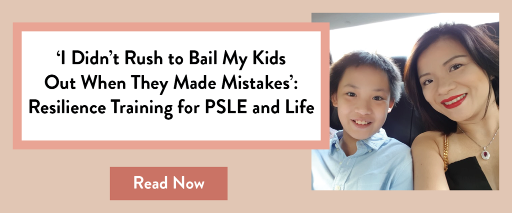 Singaporean Mama Ginny-Ann Oh on Resilience and PSLE