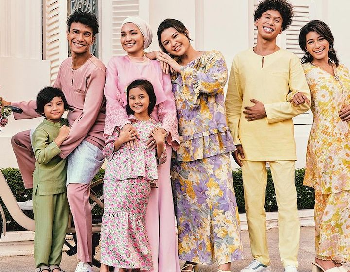 Kids' Baju Kurung & Matching Baju Raya for Adults