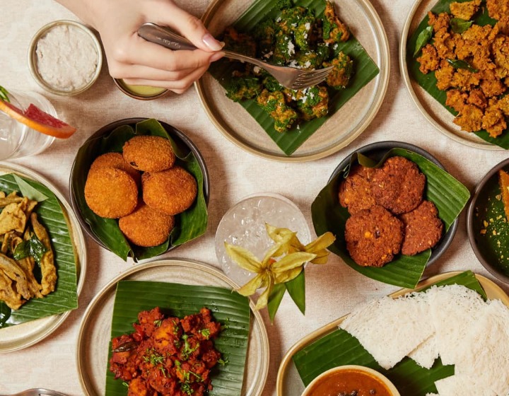 vegetarian food singapore - Podi & Poriyal