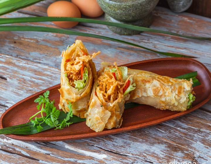 vegetarian restaurants singapore - Elemen prata wrap