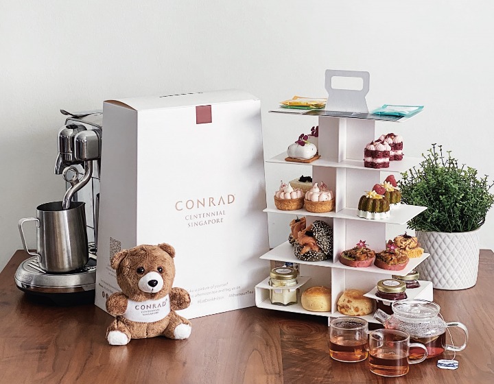High tea singapore - conrad centennial afternoon tea takeaway
