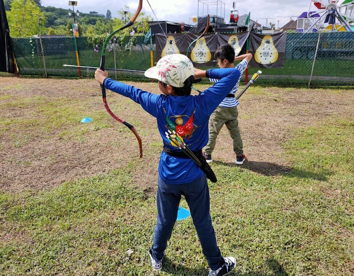 punggol container park archery traditional archers singapore