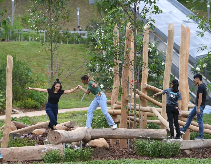 Jubilee Park Playground at Fort Canning Park Singapore