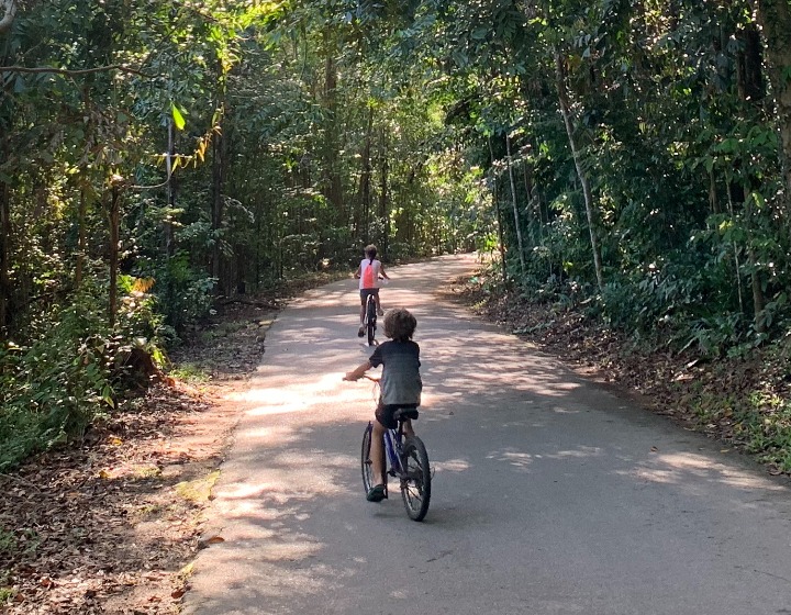 Pulau Ubin Camping - cycling