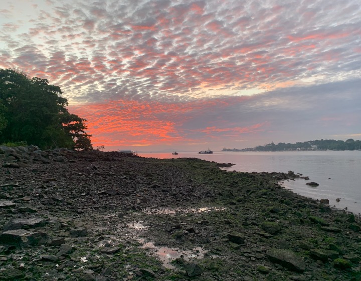 Pulau Ubin Camping - sunset