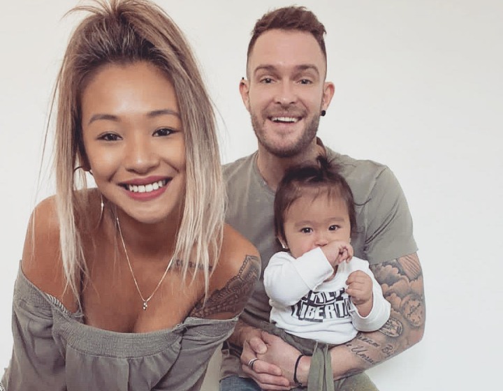 Overseas Mama - Sandy Chong with husband and baby