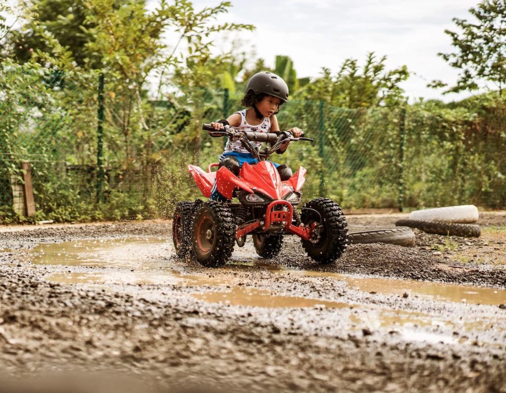 whats new mama kids atv track park kranji mud krank