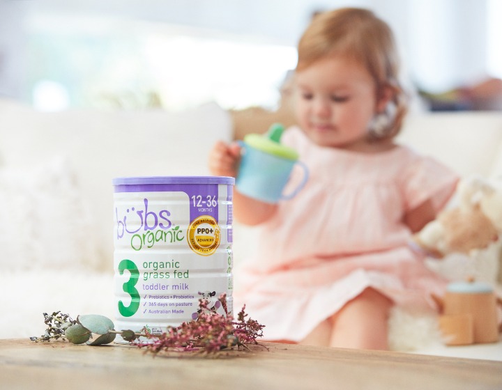 Bubs Organic Grass Fed Toddler Milk