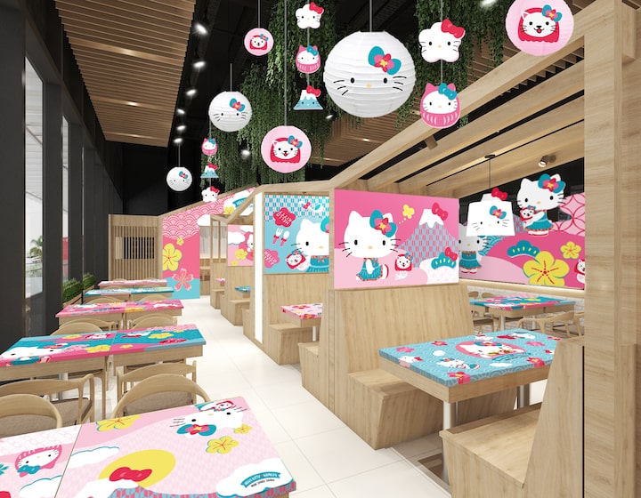 kumoya hello kitty restaurant pop up