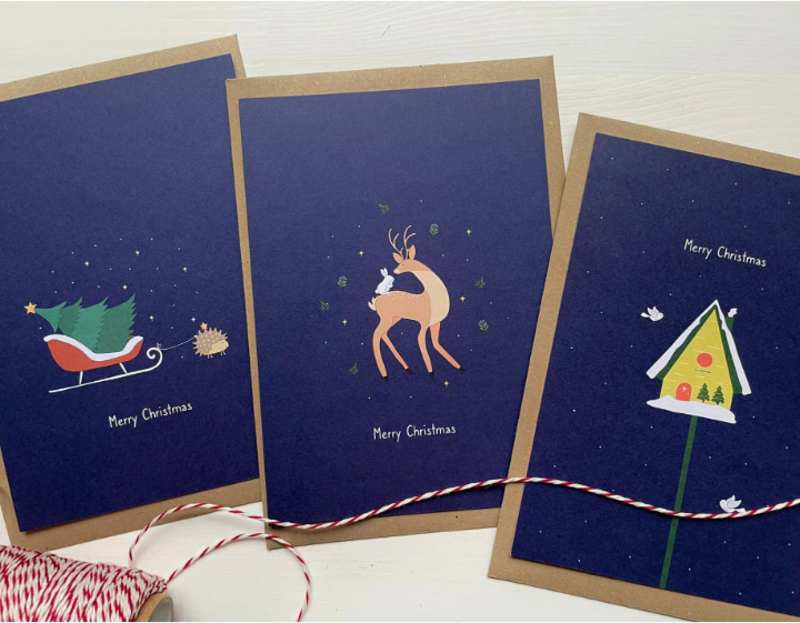 Christmas Cards Singapore - Etsy personalised Christmas cards